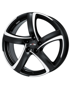 Jante SHARK RACING SCHWARZ FRONTPOLIERT 16x6 ET25 4X108 65.1