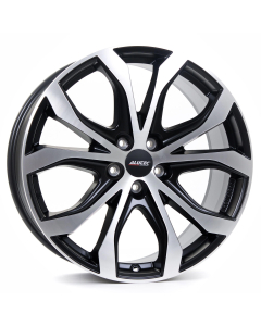 Jante W10-X RACING SCHWARZ FRONTPOLIERT 18x8 ET53 5X112 66.5