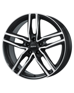 Jante IKENU Schwarz poliert 17x7.5 ET40 5X112 66.5