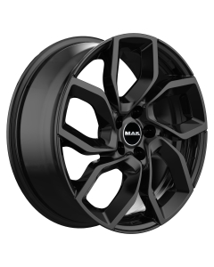 Jante APOLLO GLOSS BLACK 17x7 ET25 4X108 65.1