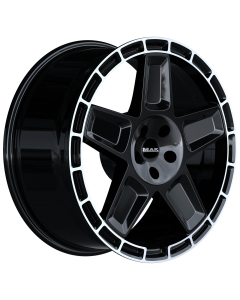 Jante TREK GLOSS BLACK MIRROR RING 20x9 ET45 5X127 71.6