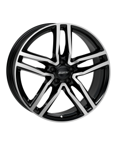 Jante IKENU DIAMANT-SCHWARZ-FRONTPOLIERT 18x8 ET38 5X112 66.5