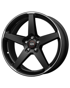 Jante Five Matt Black Polished 18x8 ET42 5X100 72.3